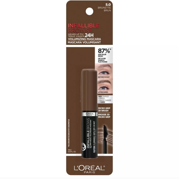 L'Oreal Other - L'Oréal Paris Infallible Brows 24H Volumizing Mascara, 5.0 Brunette